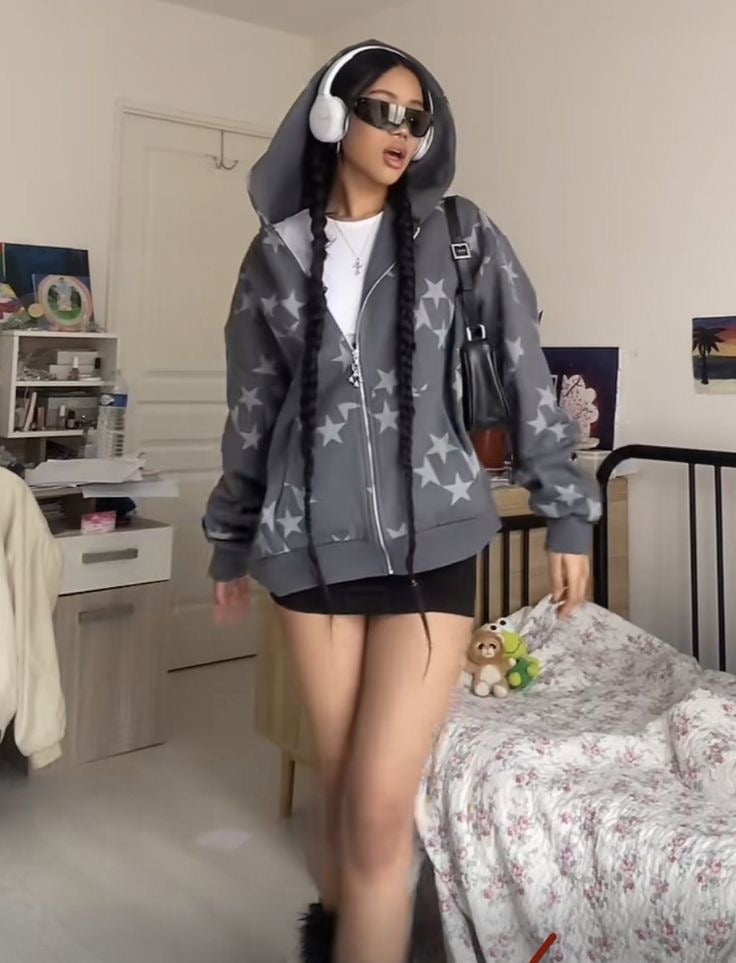 All Star Grey Zip up