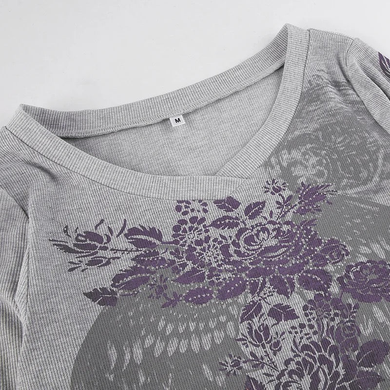 Grey Taylor Long Sleeve Top