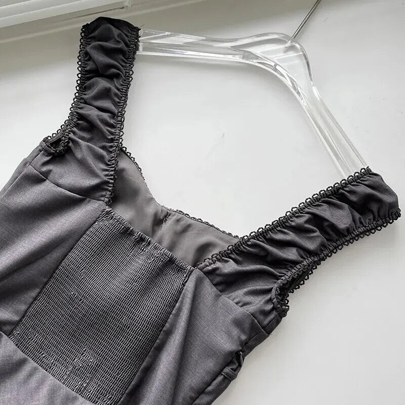Sarah Grey Mini Dress