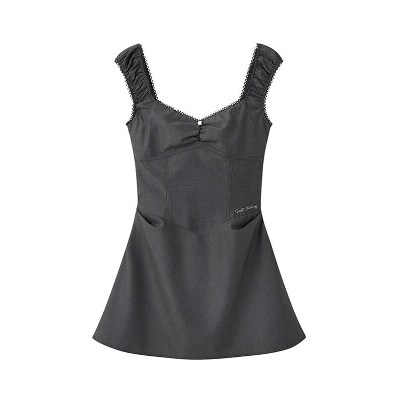 Sarah Grey Mini Dress