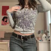 Grey Taylor Long Sleeve Top