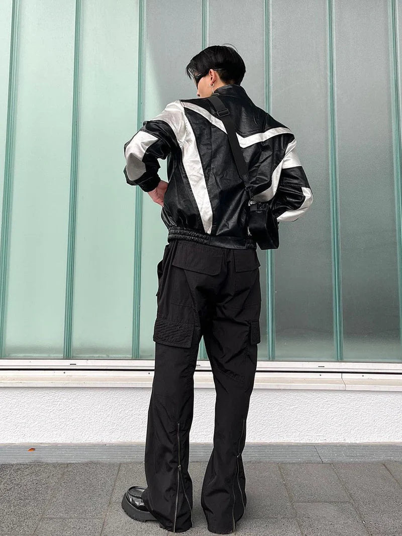 Zeus Black Leather Jacket