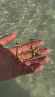 Double Starfish Earrings