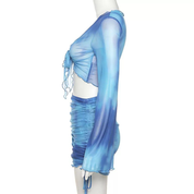Blue Fe Mesh 2 pcs set