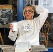 Vintage 80s inspired Vanilla cream Sweatshirt
