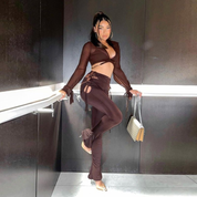 Mia Brown Top