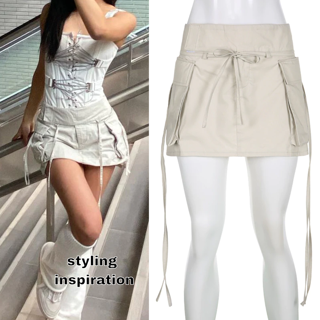 Cargo String Skirt