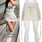 Cargo String Skirt