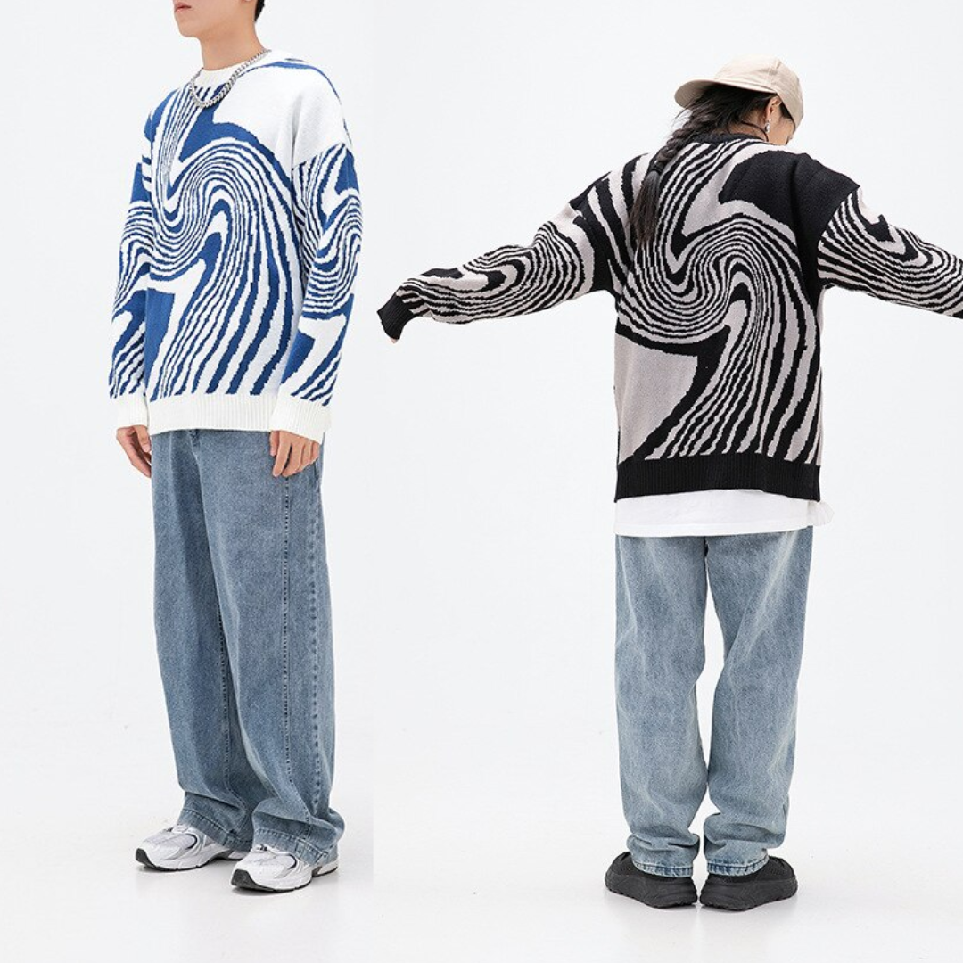 Swiss Swirl Men Sweater