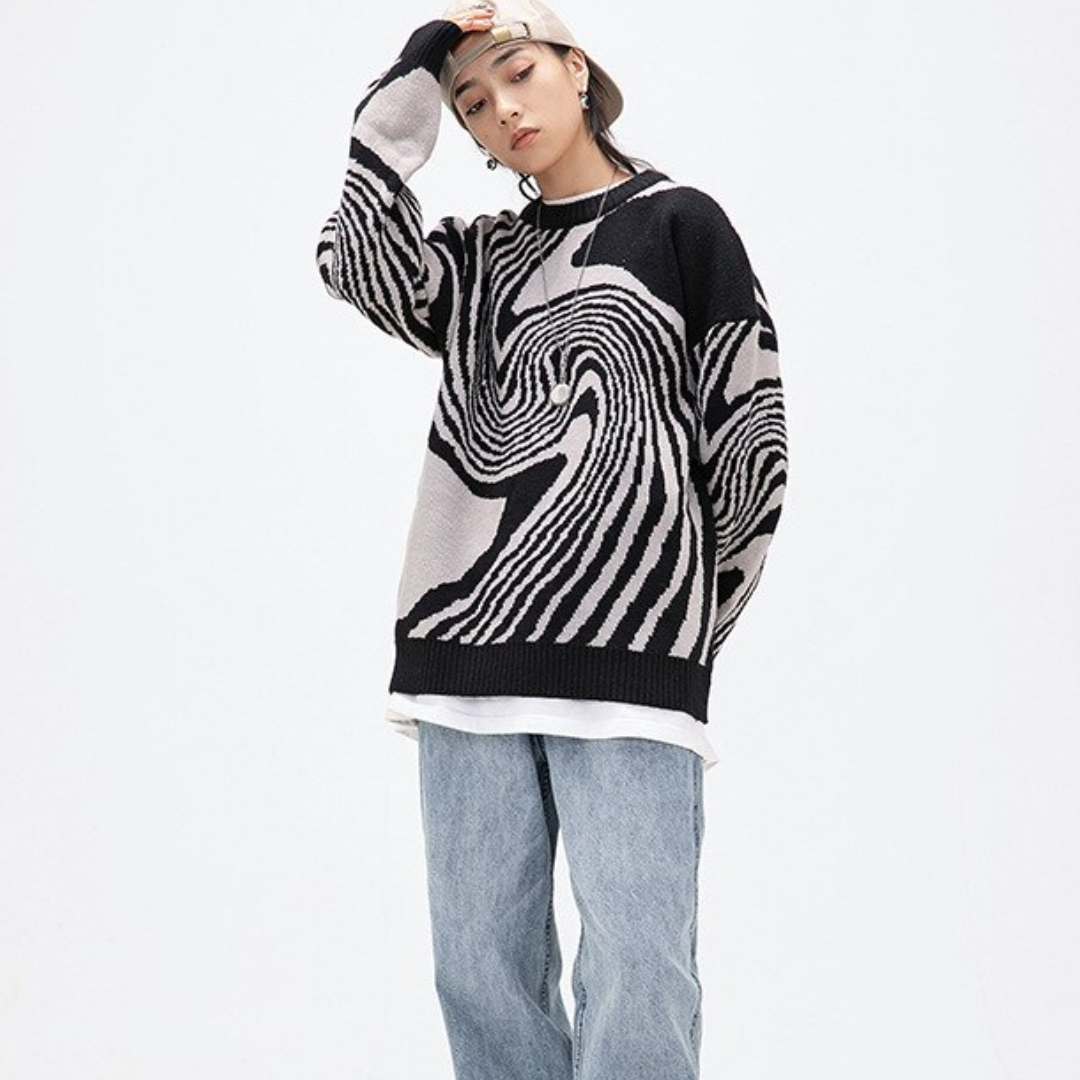 Swiss Swirl Men Sweater
