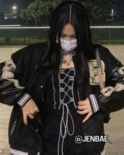 Black Tiktok Bone Jacket : Version B