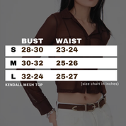 Kendall Mesh Long Sleeve Top