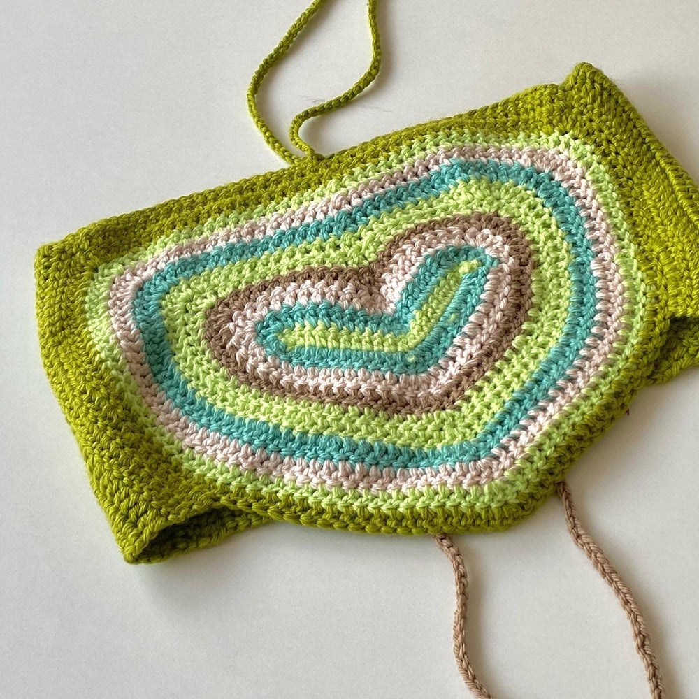 Olivia Heart Crochet Top