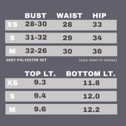 Grey Polyester Set