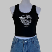 100% Cotton Fairy Lace Tank Top