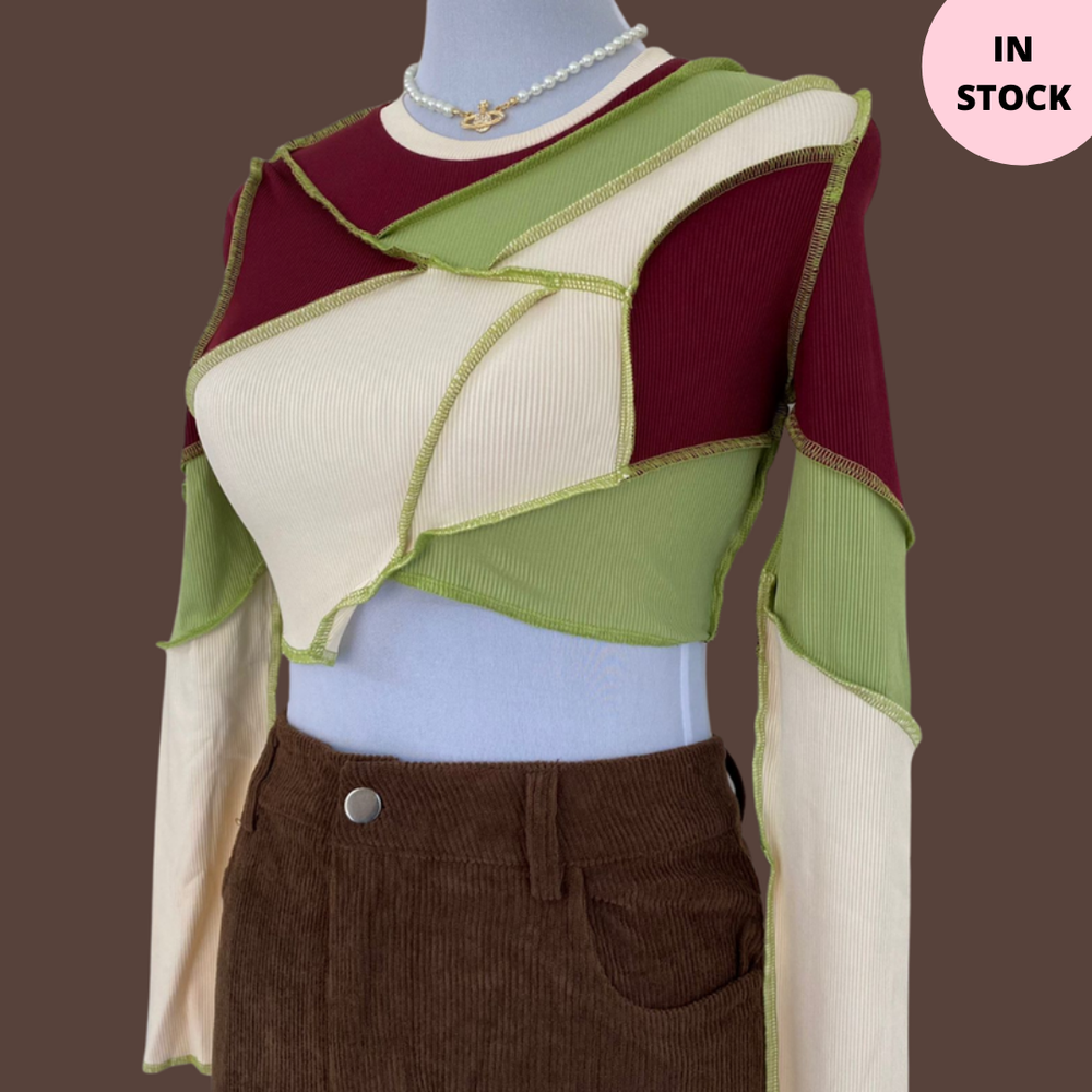 Leah Patchwork Top