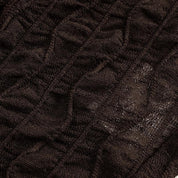 Acai Brown Mesh Top