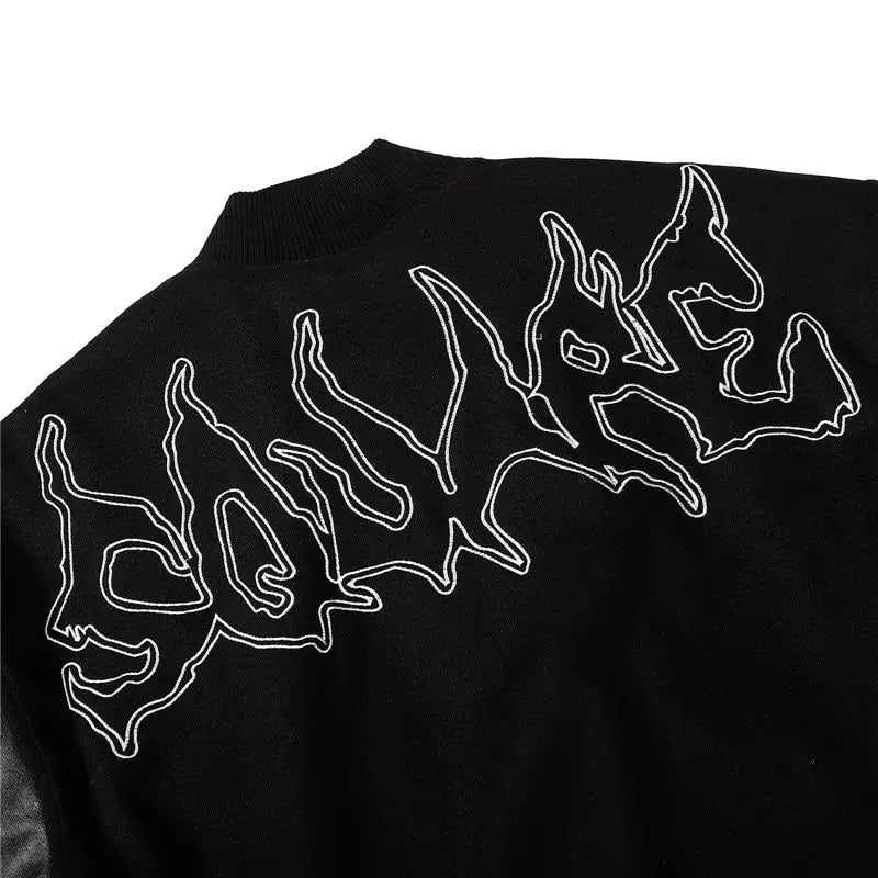 Black Varsity Jacket