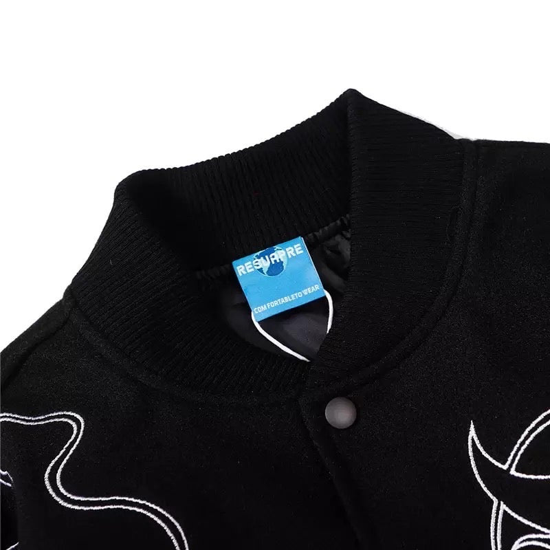 Black Varsity Jacket