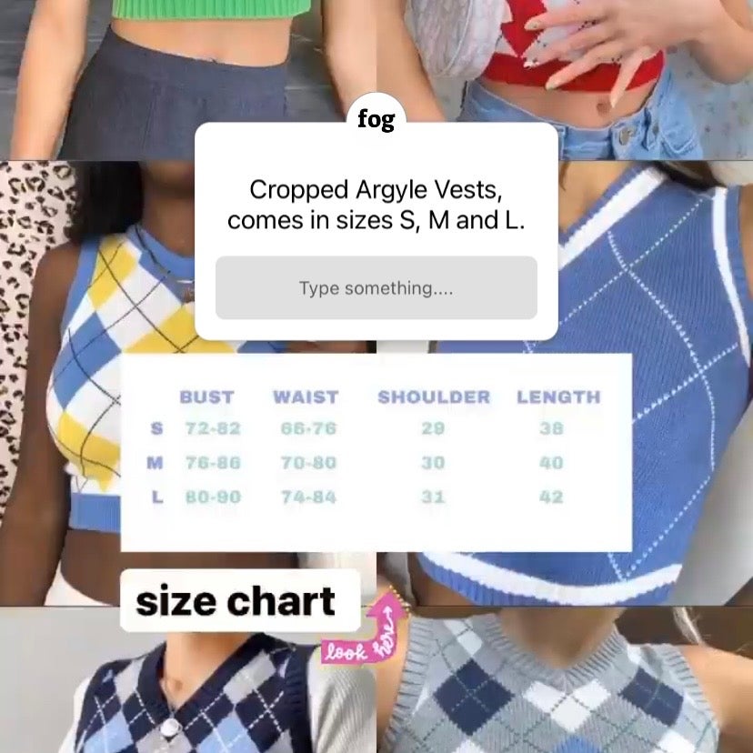 England Argyle Vest