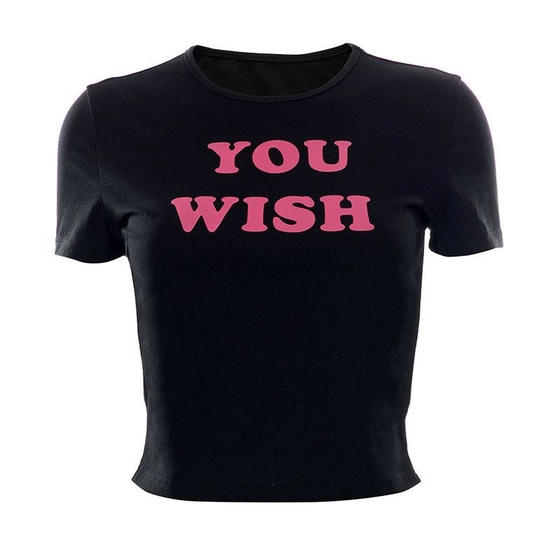 You Wish Black Tee