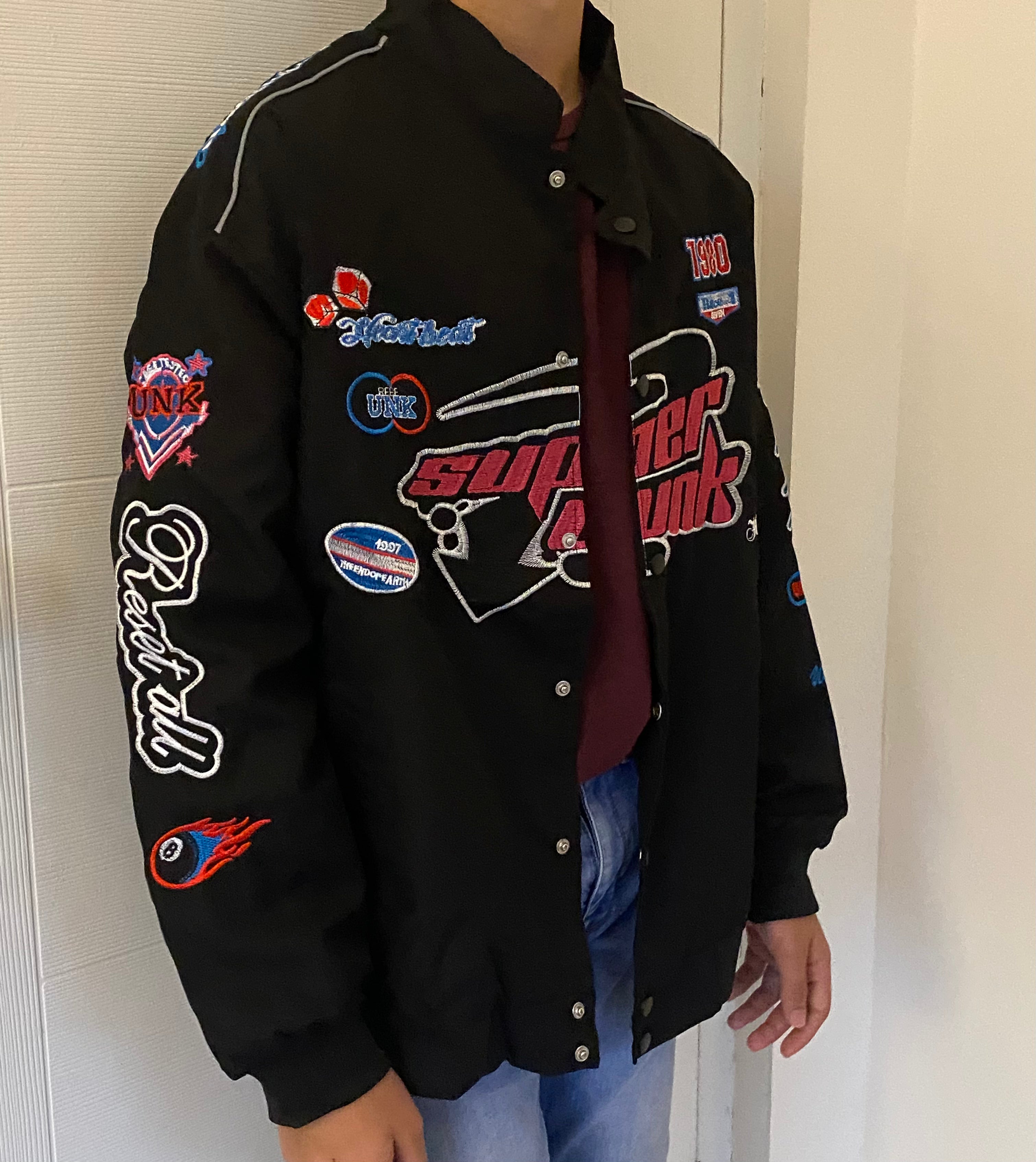 Punk Reflective Racing Jacket
