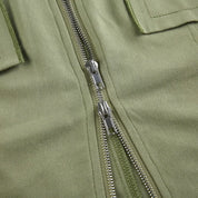 Green Zip-up Vest