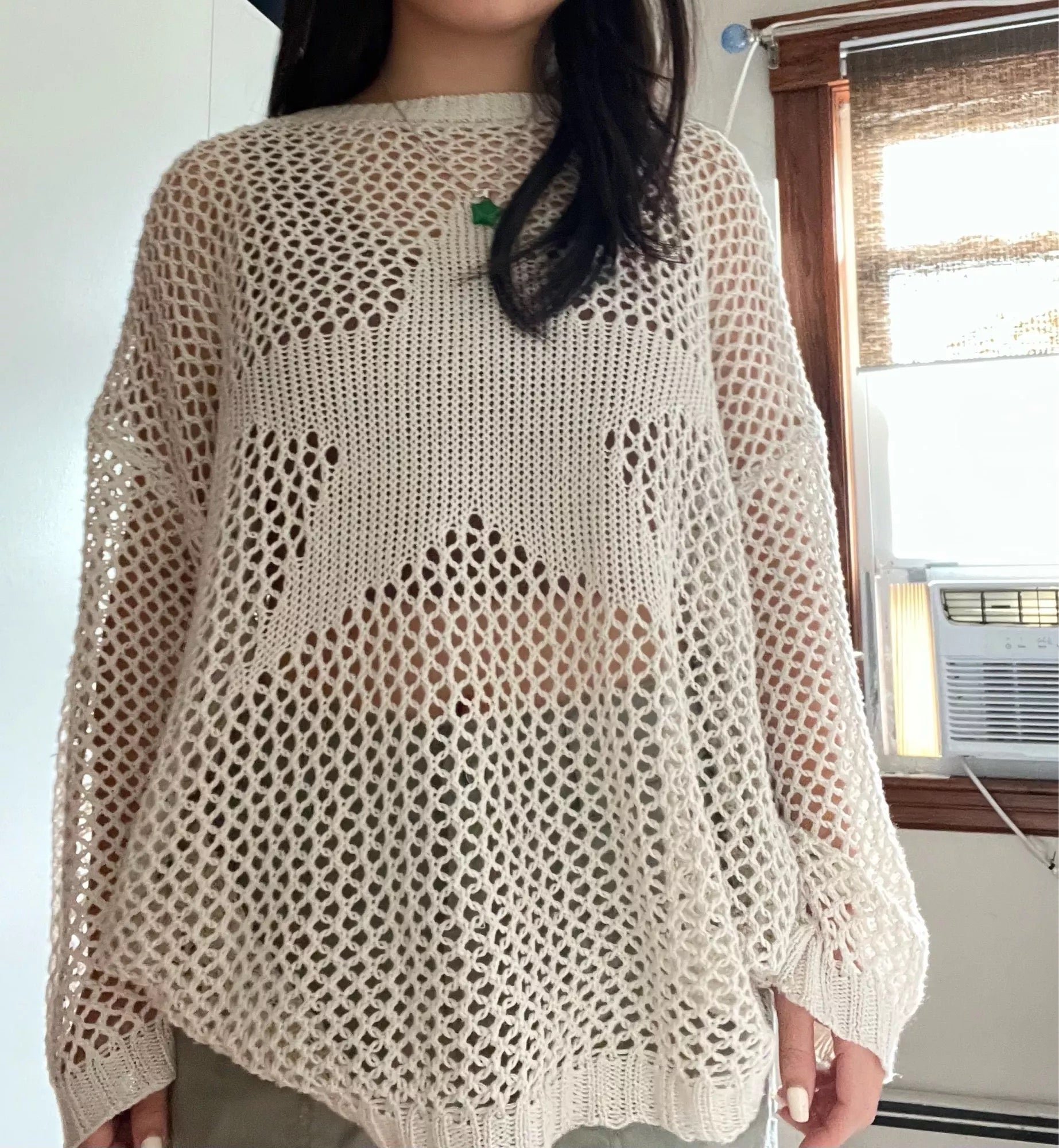 Star Hollow Net Shirt