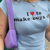 i love to make boys cry Baby Tee
