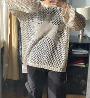 Star Hollow Net Shirt