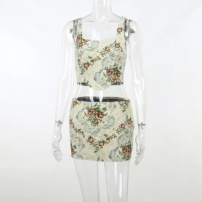 Viena Two piece Corset set