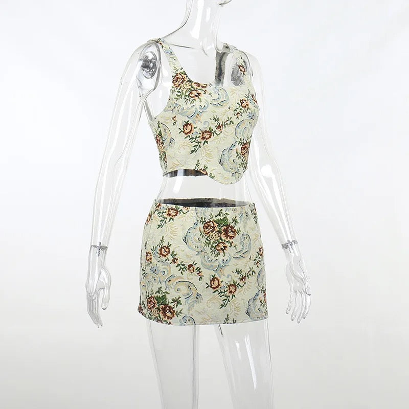 Viena Two piece Corset set