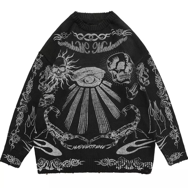 Hayden Black Goth Pullover Jacket