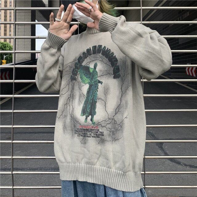 Angel Rising o-collar Sweater