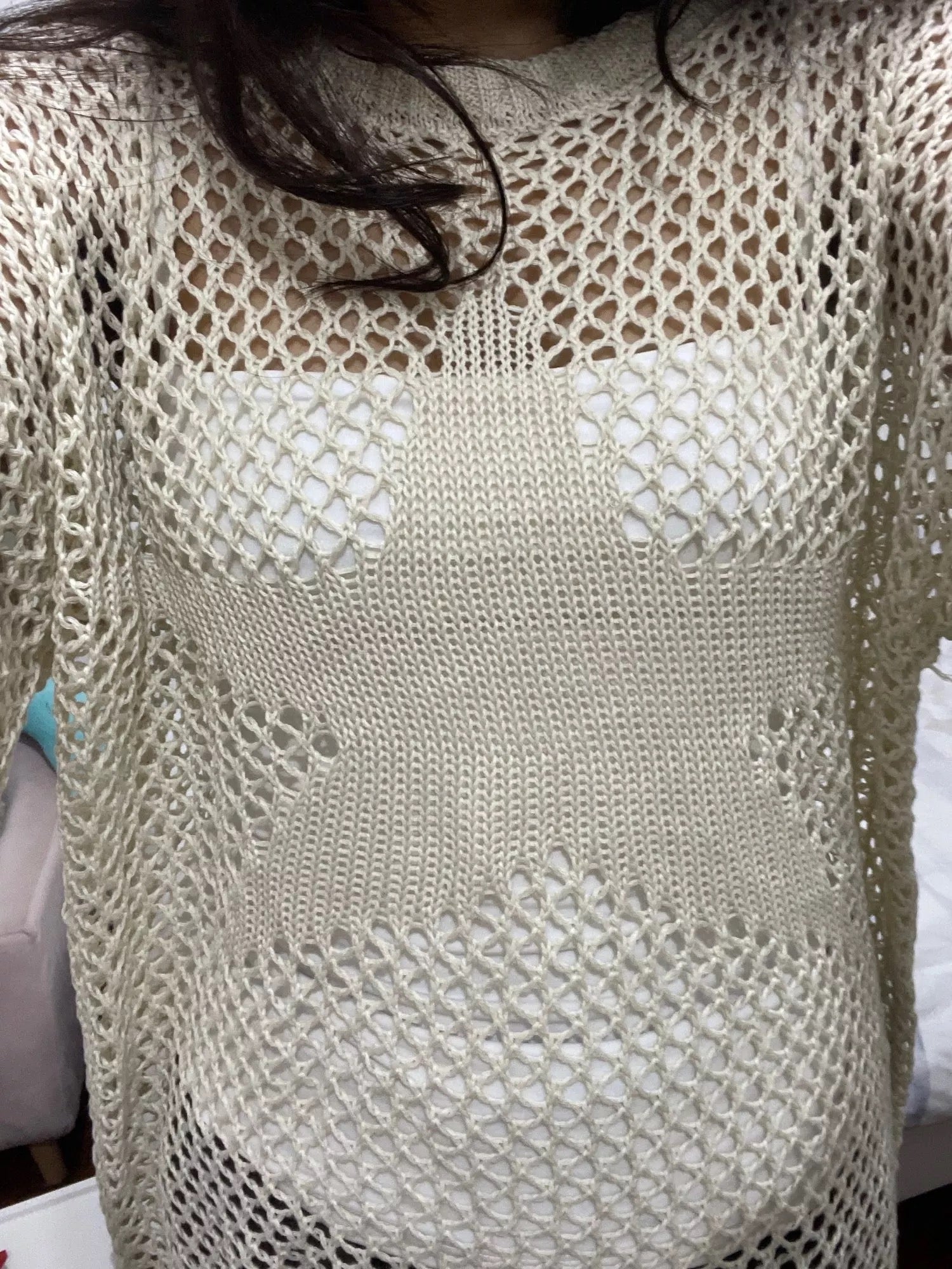 Star Hollow Net Shirt
