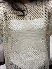 Star Hollow Net Shirt