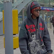 Turn on the Dark 3d Puff Hoodie