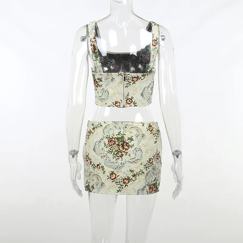 Viena Two piece Corset set