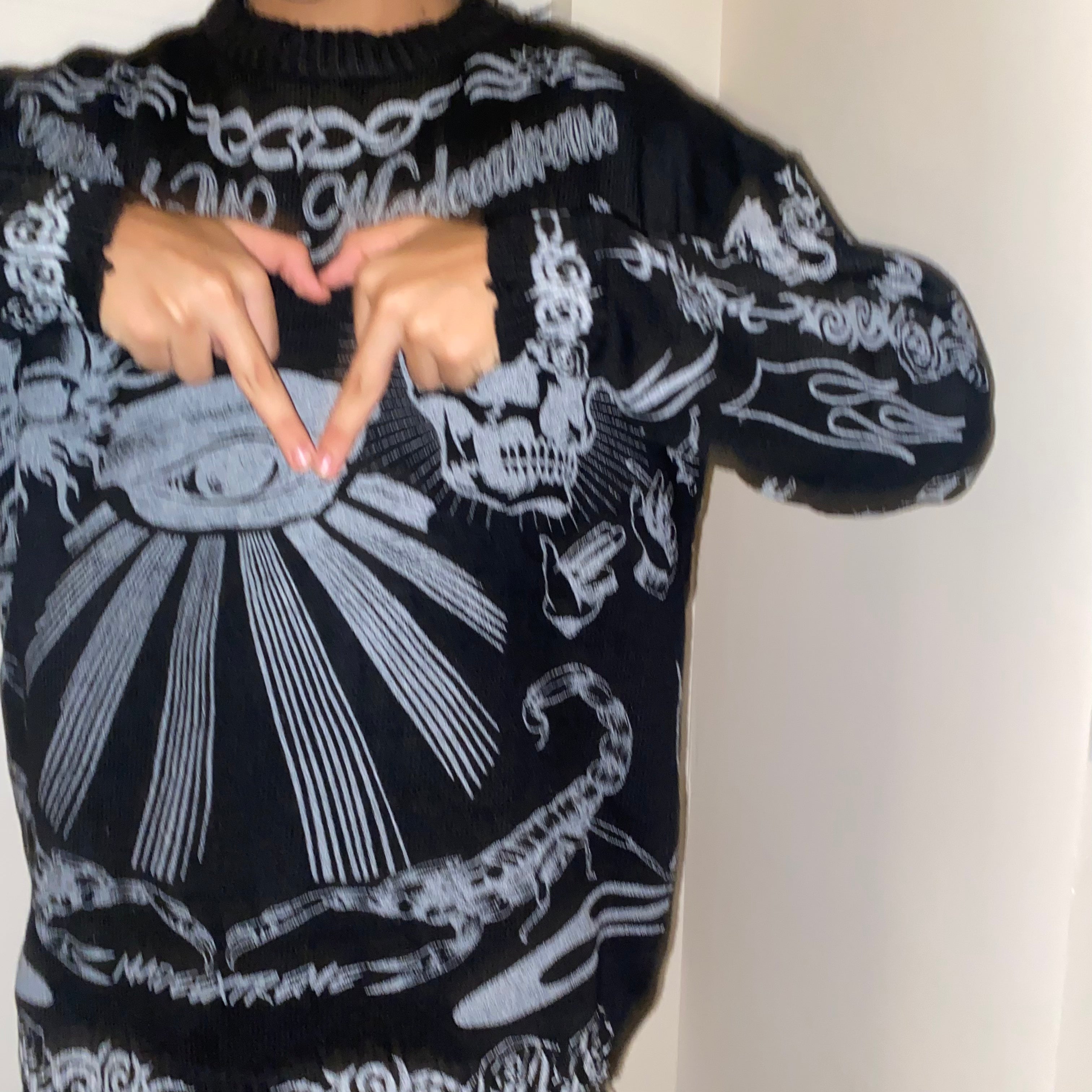 Hayden Black Goth Pullover Jacket