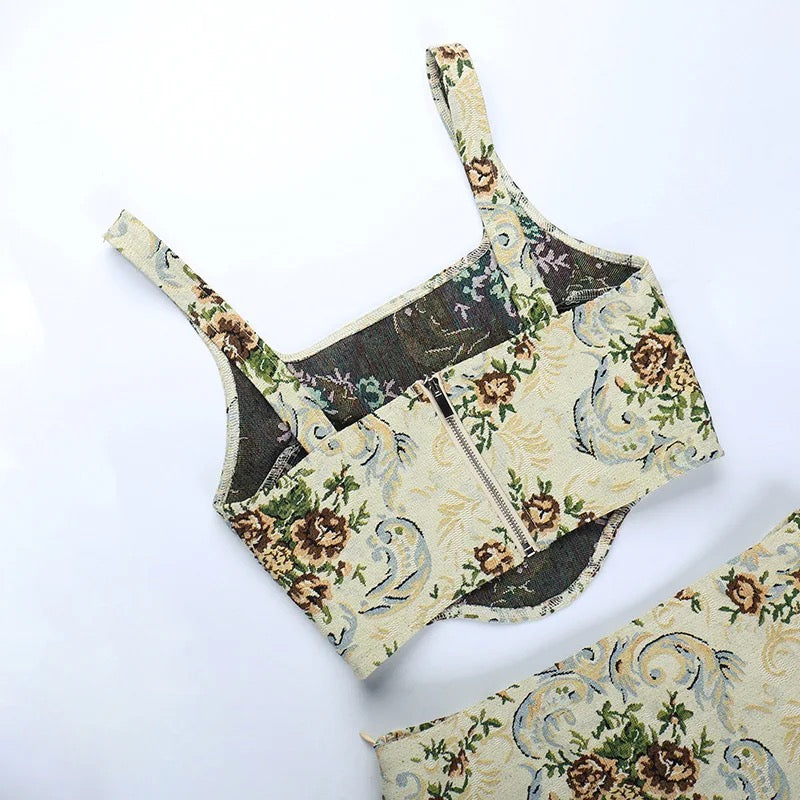 Viena Two piece Corset set