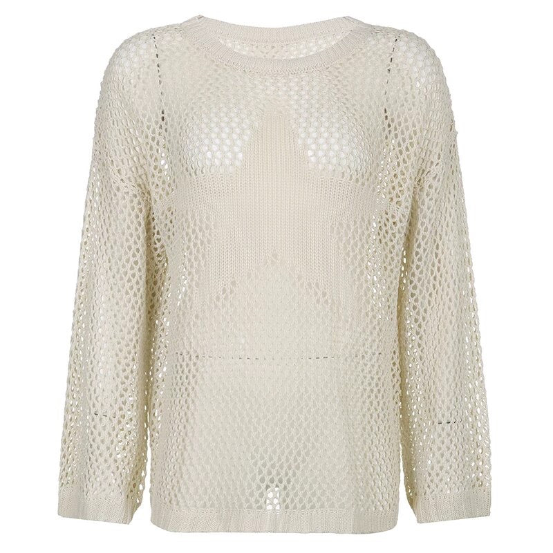 Star Hollow Net Shirt