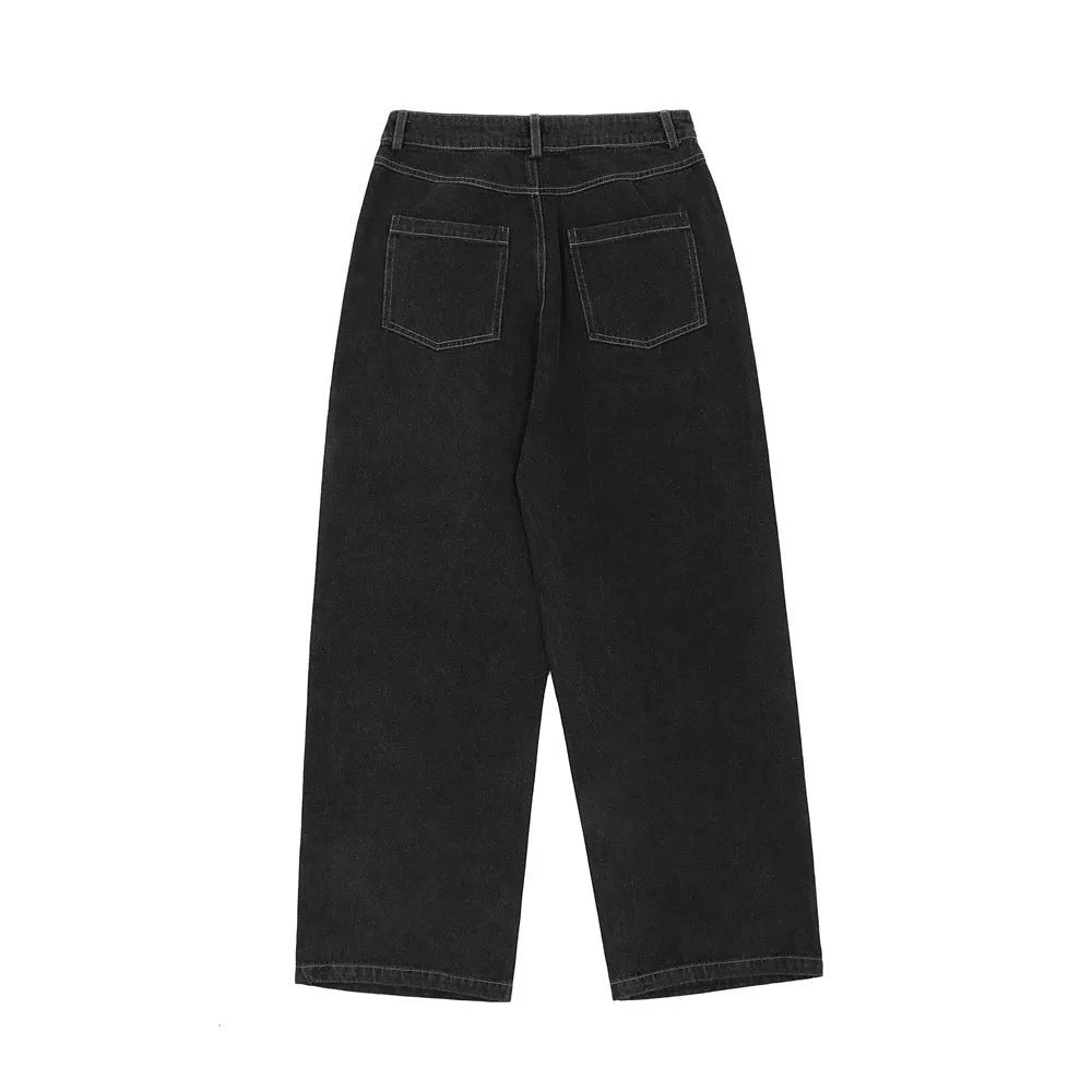 FEZ Print Black Jeans