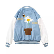 m soft Baseball Bee Flower Jacket