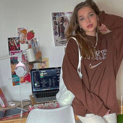 Vintage 80s inspired Brown Sweatshirt