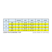 Leah Patchwork Top