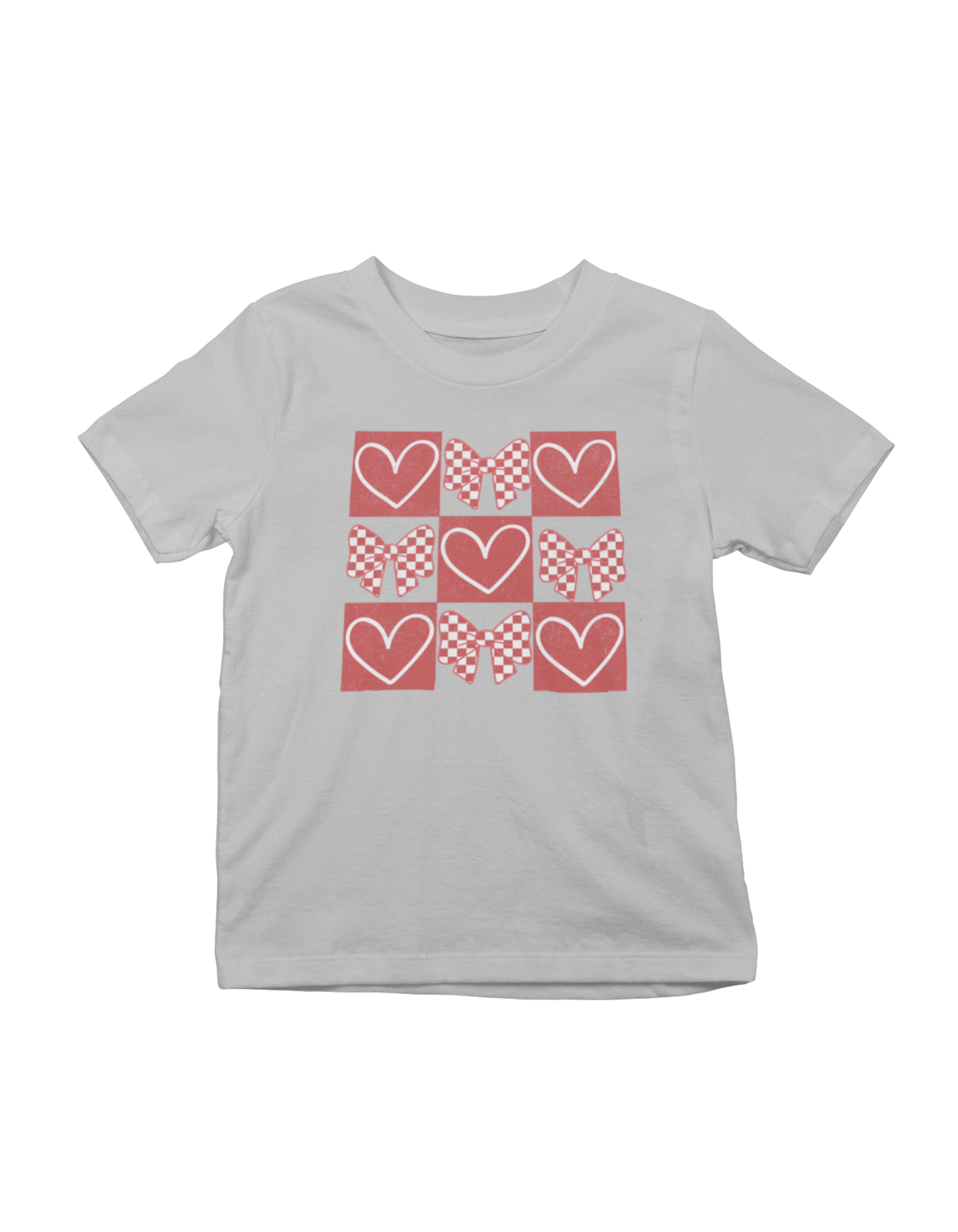 Retro Checkered Hearts