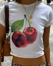 Two Cherries Baby Tee