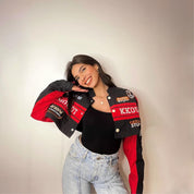 Black Red 2 Way Jacket