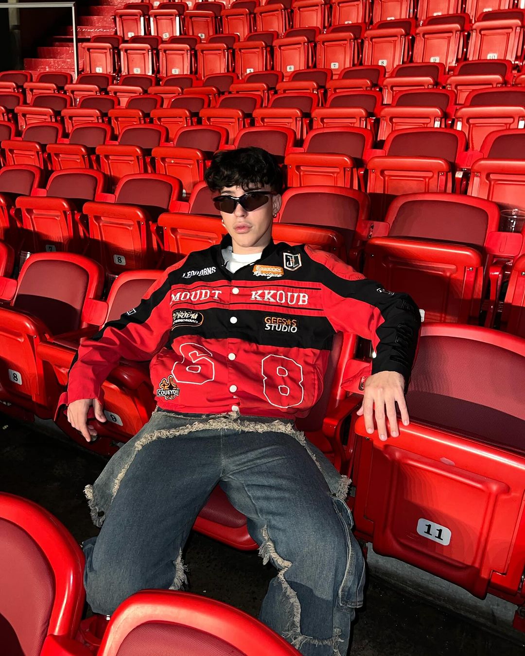 Black Red 2 Way Jacket
