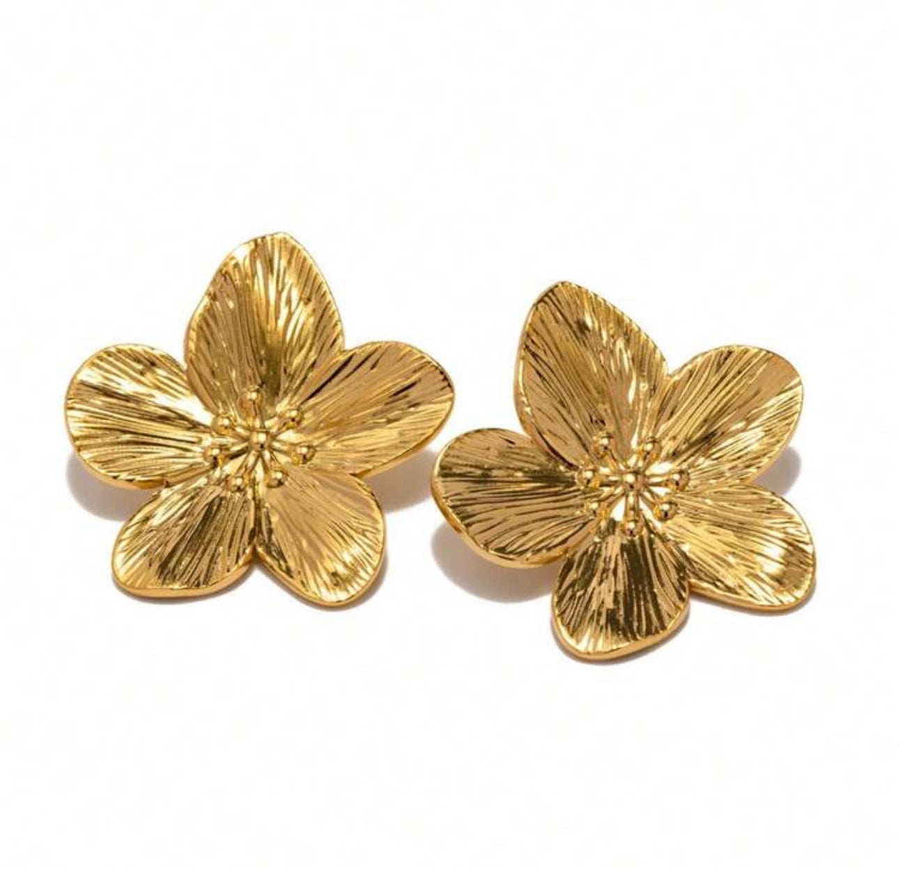Floral earrings